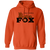 Philadelphia Fox WBL Hoodie Pullover Womens Pro Basketball Team color Orange Philadelphia Fox WBL Hoodie Pullover Womens Pro Basketball Team color Orange