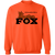 Philadelphia Fox WBL Sweatshirt Crewneck Pullover Womens Professional Basketball Team color Orange Philadelphia Fox WBL Sweatshirt Crewneck Pullover Womens Professional Basketball Team color Orange