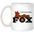 Philadelphia Fox WBL Mug Ceramic 11 oz. Women's Pro Basketball League  Team color White Philadelphia Fox WBL Mug Ceramic 11 oz. Women's Pro Basketball League  Team color White