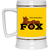 Philadelphia Fox WBL Beer Stein Mug Ceramic 22 Oz. Women's Professional Basketball League Team color Gold Philadelphia Fox WBL Beer Stein Mug Ceramic 22 Oz. Women's Professional Basketball League Team color Gold