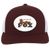 Philadelphia Fox WBL Trucker Snapback Cap Women's Professional Basketball League Team color Maroon/White Philadelphia Fox WBL Trucker Snapback Cap Women's Professional Basketball League Team color Maroon/White