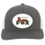 Philadelphia Fox WBL Trucker Snapback Cap Women's Professional Basketball League Team color Gray/White Philadelphia Fox WBL Trucker Snapback Cap Women's Professional Basketball League Team color Gray/White