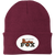 Philadelphia Fox WBL Knit Beanie Cap Women's Professional Basketball League Team color Maroon Philadelphia Fox WBL Knit Beanie Cap Women's Professional Basketball League Team color Maroon