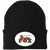 Philadelphia Fox WBL Knit Beanie Cap Women's Professional Basketball League Team color Black Philadelphia Fox WBL Knit Beanie Cap Women's Professional Basketball League Team color Black