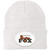Philadelphia Fox WBL Knit Beanie Cap Women's Professional Basketball League Team color White Philadelphia Fox WBL Knit Beanie Cap Women's Professional Basketball League Team color White