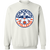 Edmonton Drillers NASL Sweatshirt Crewneck North American Soccer League Team color White Edmonton Drillers NASL Sweatshirt Crewneck North American Soccer League Team color White