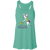 Milwaukee Does Flowy Racerback Tank Top WBL Women's Basketball Team color Teal Milwaukee Does Flowy Racerback Tank Top WBL Women's Basketball Team color Teal