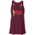 Nebraska Wranglers Flowy Racerback Tank Top WBL Women's Basketball Team color Maroon Nebraska Wranglers Flowy Racerback Tank Top WBL Women's Basketball Team color Maroon