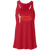 Nebraska Wranglers Flowy Racerback Tank Top WBL Women's Basketball Team color Red Nebraska Wranglers Flowy Racerback Tank Top WBL Women's Basketball Team color Red