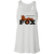 Philadelphia Fox Flowy Racerback Tank Top WBL Women's Basketball Team color White Philadelphia Fox Flowy Racerback Tank Top WBL Women's Basketball Team color White