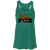 Philadelphia Fox Flowy Racerback Tank Top WBL Women's Basketball Team color Kelly Green Philadelphia Fox Flowy Racerback Tank Top WBL Women's Basketball Team color Kelly Green