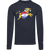 Houston Mavericks NBA Basketball Long Sleeve Shirt Top 100% Cotton Crewneck Team Logo color Navy Houston Mavericks NBA Basketball Long Sleeve Shirt Top 100% Cotton Crewneck Team Logo color Navy