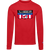 New Jersey Americans ABA Long Sleeve Shirt American Basketball Association Team Logo color Red New Jersey Americans ABA Long Sleeve Shirt American Basketball Association Team Logo color Red