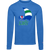 San Diego Sails ABA Basketball Team Long Sleeve Shirt Crewneck 100% Cotton Fabric color Royal Blue San Diego Sails ABA Basketball Team Long Sleeve Shirt Crewneck 100% Cotton Fabric color Royal Blue