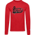 Spirits of St. Louis ABA Basketball Team Long Sleeve Shirt Crewneck 100% Cotton Fabric color Red Spirits of St. Louis ABA Basketball Team Long Sleeve Shirt Crewneck 100% Cotton Fabric color Red