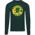 Oakland Oaks ABA Basketball Team Long Sleeve Shirt Crewneck 100% Cotton Fabric color Dark Green Oakland Oaks ABA Basketball Team Long Sleeve Shirt Crewneck 100% Cotton Fabric color Dark Green
