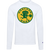 Oakland Oaks ABA Basketball Team Long Sleeve Shirt Crewneck 100% Cotton Fabric color White Oakland Oaks ABA Basketball Team Long Sleeve Shirt Crewneck 100% Cotton Fabric color White
