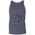 Akron Pros Tank Top NFL Football Team Logo Fan Apparel color Heather Navy Akron Pros Tank Top NFL Football Team Logo Fan Apparel color Heather Navy