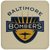 Baltimore Bombers Drink Coaster NFL Football Team Logo color Tan