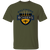 Baltimore Bombers T-shirt Classic NFL Football Team Fan Apparel color Military Green