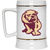 Canton Bulldogs Beer Stein 22 oz. White Ceramic NFL Football Team Drinkware