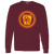 Columbus Panhandles Long Sleeve Shirt Classic NFL Football Team Fan Apparel color Maroon