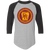 Columbus Panhandles Raglan Shirt Colorblock NFL Football Team color Athletic Heather Grey/Black Columbus Panhandles Raglan Shirt Colorblock NFL Football Team color Athletic Heather Grey/Black