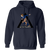 Dayton Triangles Hoodie Pullover Classic NFL Football Team Fan Apparel color Navy Dayton Triangles Hoodie Pullover Classic NFL Football Team Fan Apparel color Navy