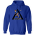 Dayton Triangles Hoodie Pullover Classic NFL Football Team Fan Apparel color Royal Blue Dayton Triangles Hoodie Pullover Classic NFL Football Team Fan Apparel color Royal Blue