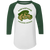 Memphis Hound Dogs Raglan Shirt Colorblock NFL Football Team Fan Apparel color White/Dark Green Memphis Hound Dogs Raglan Shirt Colorblock NFL Football Team Fan Apparel color White/Dark Green