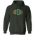 Rock Island Independents Hoodie Pullover Classic NFL Football Team Fan Apparel color Forest Green Rock Island Independents Hoodie Pullover Classic NFL Football Team Fan Apparel color Forest Green