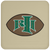 Rock Island Independents Drink Coaster NFL Football Team color Tan Rock Island Independents Drink Coaster NFL Football Team color Tan