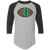 Rock Island Independents Raglan Shirt Colorblock NFL Football Team Fan Apparel color Athletic Heather Grey/Black Rock Island Independents Raglan Shirt Colorblock NFL Football Team Fan Apparel color Athletic Heather Grey/Black