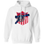St. Louis Gunners Hoodie Pullover Classic NFL Football Team Fan Apparel color White St. Louis Gunners Hoodie Pullover Classic NFL Football Team Fan Apparel color White
