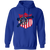 St. Louis Gunners Hoodie Pullover Classic NFL Football Team Fan Apparel color Royal Blue St. Louis Gunners Hoodie Pullover Classic NFL Football Team Fan Apparel color Royal Blue