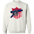 St. Louis Gunners Sweatshirt Crewneck Pullover NFL Football Team color White St. Louis Gunners Sweatshirt Crewneck Pullover NFL Football Team color White