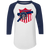 St. Louis Gunners Raglan Shirt Colorblock NFL Football Team Fan Apparel color White/Navy St. Louis Gunners Raglan Shirt Colorblock NFL Football Team Fan Apparel color White/Navy