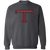 Toledo Maroons Sweatshirt Crewneck Pullover NFL Football Team Fan Apparel color Dark Heather Grey