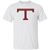 Toledo Maroons T-shirt Classic NFL Football Team Fan Apparel color White