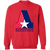 Birmingham Americans Sweatshirt Crewneck Pullover Apparel WFL Football Team color Red Birmingham Americans Sweatshirt Crewneck Pullover Apparel WFL Football Team color Red