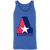 Birmingham Americans Tank Top WFL Football Team color Royal Blue Triblend Birmingham Americans Tank Top WFL Football Team color Royal Blue Triblend