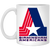 Birmingham Americans Mug 11 oz. White Glossy Ceramic WFL Football Team Logo Birmingham Americans Mug 11 oz. White Glossy Ceramic WFL Football Team Logo