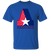 Akron Pros T-shirt WFL Football Team Logo Fan Apparel color Royal Blue Akron Pros T-shirt WFL Football Team Logo Fan Apparel color Royal Blue
