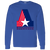 Birmingham Americans Long Sleeve Shirt Cotton WFL Football Team Logo color Royal Blue Birmingham Americans Long Sleeve Shirt Cotton WFL Football Team Logo color Royal Blue
