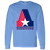 Birmingham Americans Long Sleeve Shirt Cotton WFL Football Team Logo color Carolina Blue Birmingham Americans Long Sleeve Shirt Cotton WFL Football Team Logo color Carolina Blue