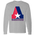 Birmingham Americans Long Sleeve Shirt Cotton WFL Football Team Logo color Sport Grey Birmingham Americans Long Sleeve Shirt Cotton WFL Football Team Logo color Sport Grey
