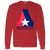 Birmingham Americans Long Sleeve Shirt Cotton WFL Football Team Logo color Red Birmingham Americans Long Sleeve Shirt Cotton WFL Football Team Logo color Red