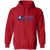 Birmingham Vulcans Hoodie Pullover Classic WFL Football Team color Red Birmingham Vulcans Hoodie Pullover Classic WFL Football Team color Red