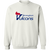 Birmingham Vulcans Sweatshirt Crewneck Pullover WFL Football Team color White Birmingham Vulcans Sweatshirt Crewneck Pullover WFL Football Team color White
