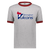 Birmingham Vulcans Ringer T-shirt WFL Football Team color Athletic Heather Grey/Red Birmingham Vulcans Ringer T-shirt WFL Football Team color Athletic Heather Grey/Red